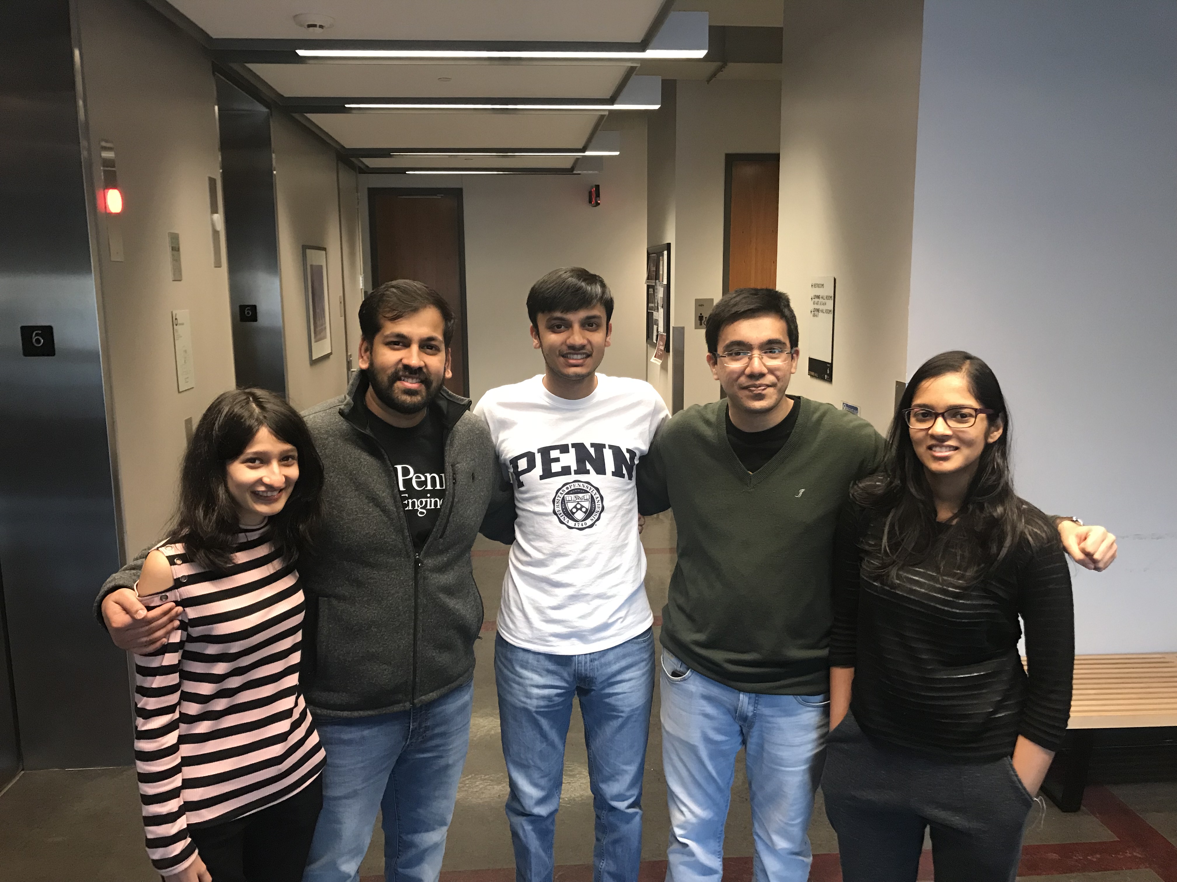 Winners of Fall 2017 PennCloud Award