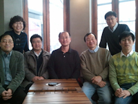 With former RTG members in Seoul, Feb 12, 2012